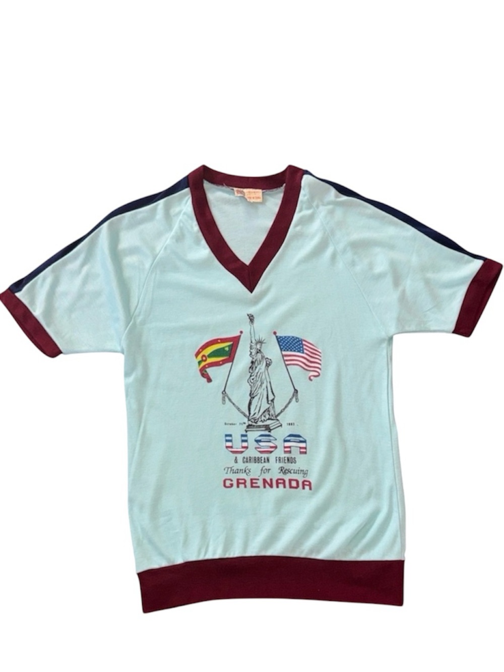 Vintage USA & Grenada Commemorative T Shirt